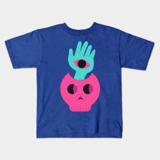 Skull's Watchful Hand Kids T-Shirt